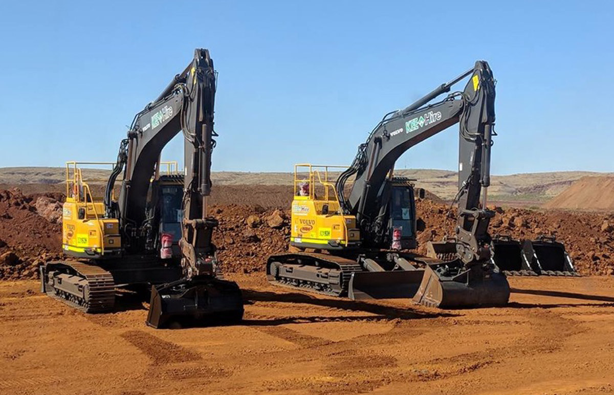 excavator hire perth